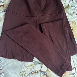 Lululemon Athletica Deep Maroon Leggings